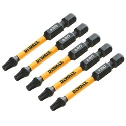 Zestaw 5 szt. końcówek udarowych TORX T20/50mm, DeWALT DT7395T Impact Torsion