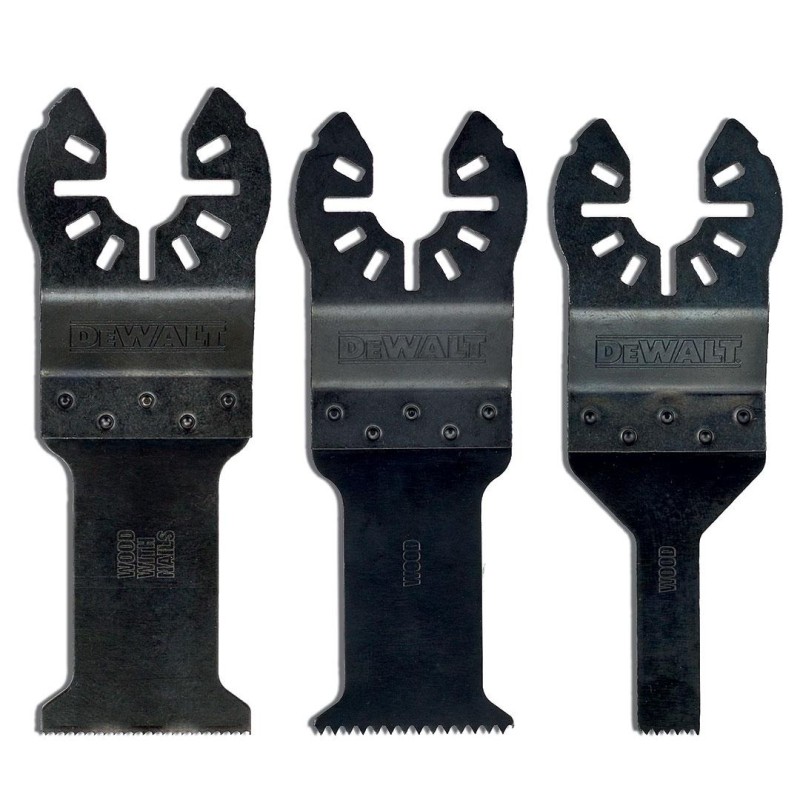 Zestaw 3 brzeszczotów do multitool DeWALT DT20713