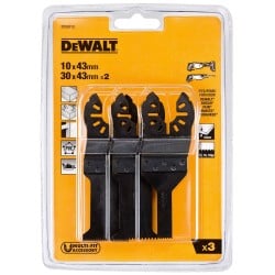 Zestaw 3 brzeszczotów do multitool DeWALT DT20713