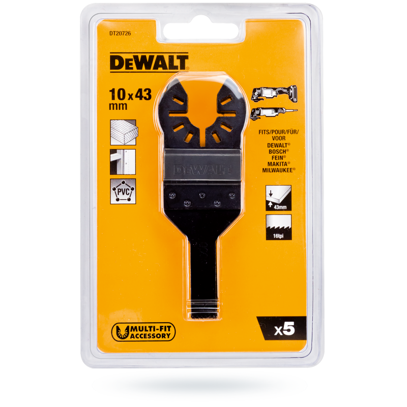Brzeszczot DEWALT DT20706 cięcie drewna 43x10mm