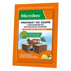 Preparat do szamb BROS Microbec Ultra 18x25 g cytrynowy B207