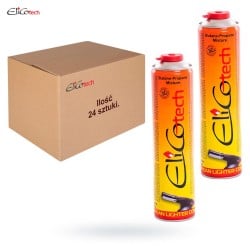 24xnabój gaz. propan-butan 600ml śrubowy ELICOtech