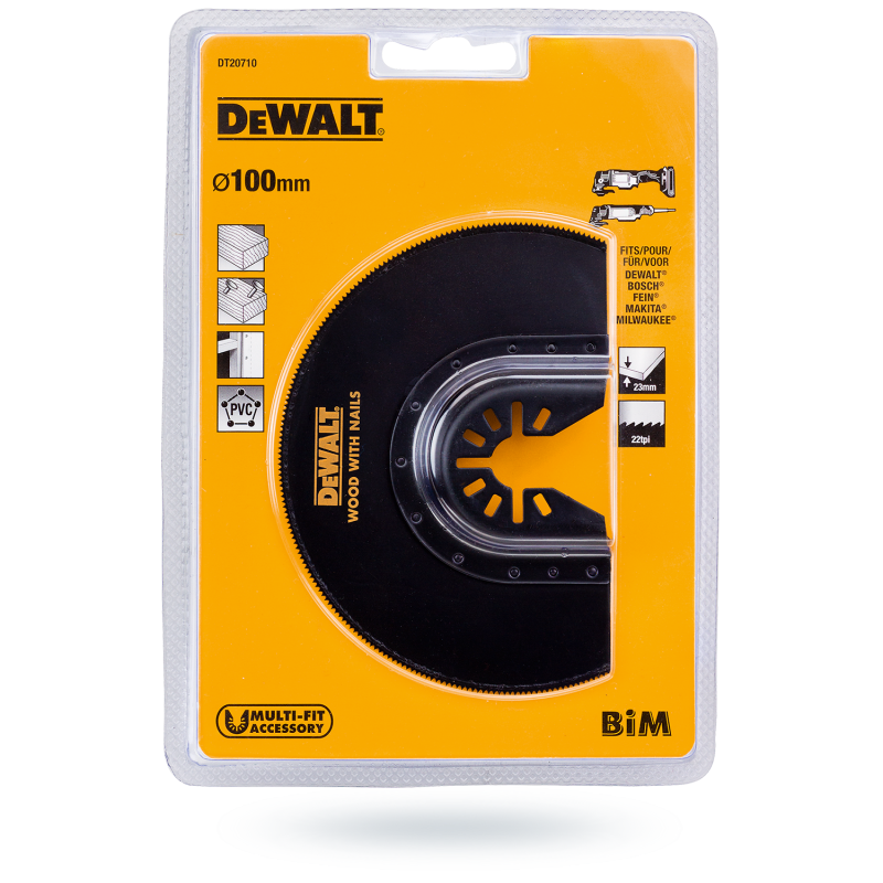 Brzeszczot DEWALT DT20710 drewno półokrągły 100mm