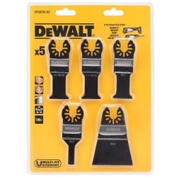 Zestaw 5 brzeszczotów do multitool DeWALT DT20732