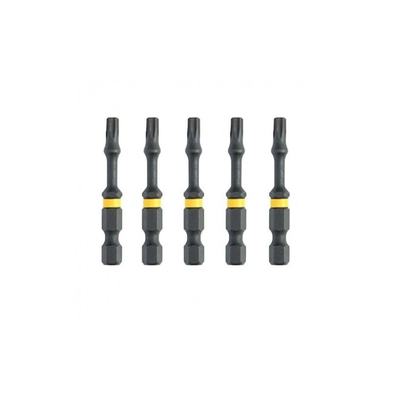 Zestaw 5 szt. końcówek udarowych TORX T10/50mm, DeWALT DT7393T Impact Torsion