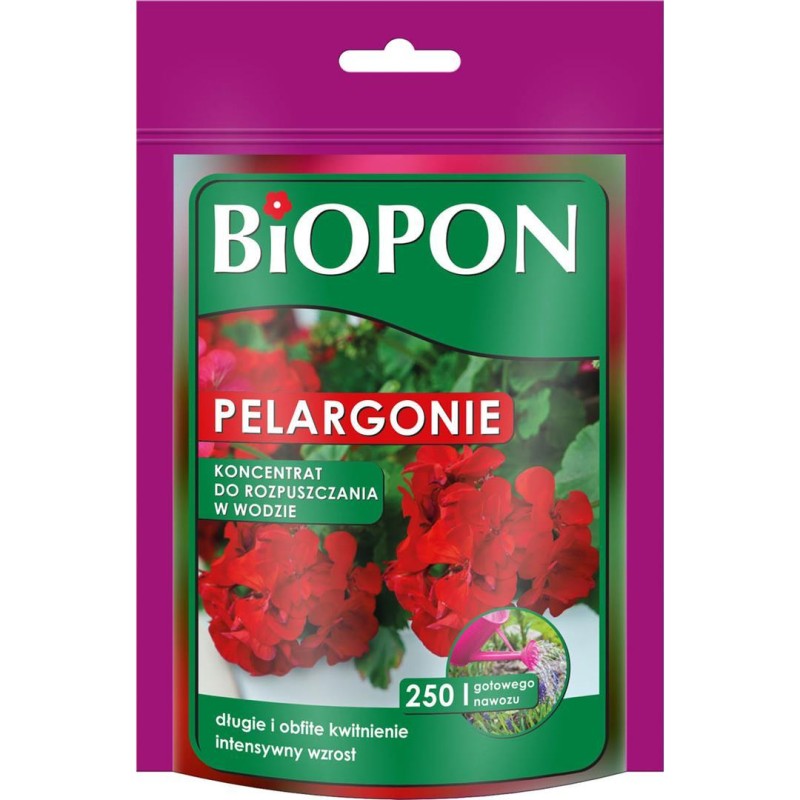 Koncentrat rozpuszczany pelargonie BIOPON 245 250g