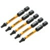 Zestaw 5 szt. końcówek udarowych TORX T15/50mm, DeWALT DT7394T Impact Torsion