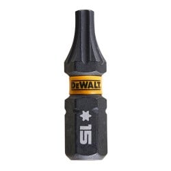 Zestaw bitów udarowych DeWALT DT7380T Impact Torsion T15 25mm 5 sztuk