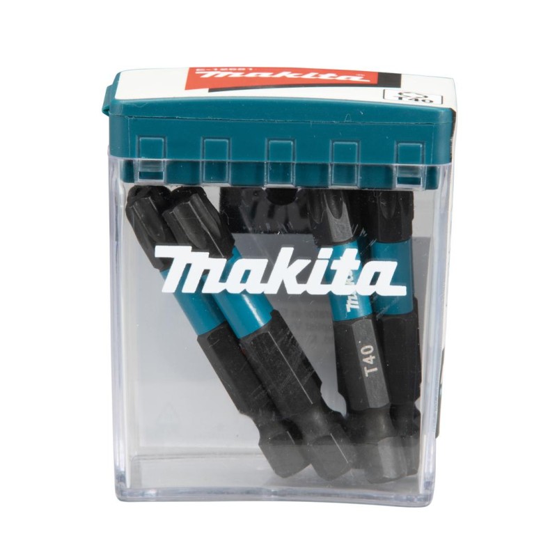 Zestaw 10 szt. końcówek udarowych TORX T40/50mm, Makita E-12681 Impact Black