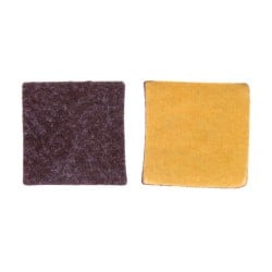 Filc samoprzylepny 30x30 mm kwadrat brąz 8 szt. Z60224