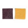 Filc samoprzylepny 30x30 mm kwadrat brąz 8 szt. Z60224