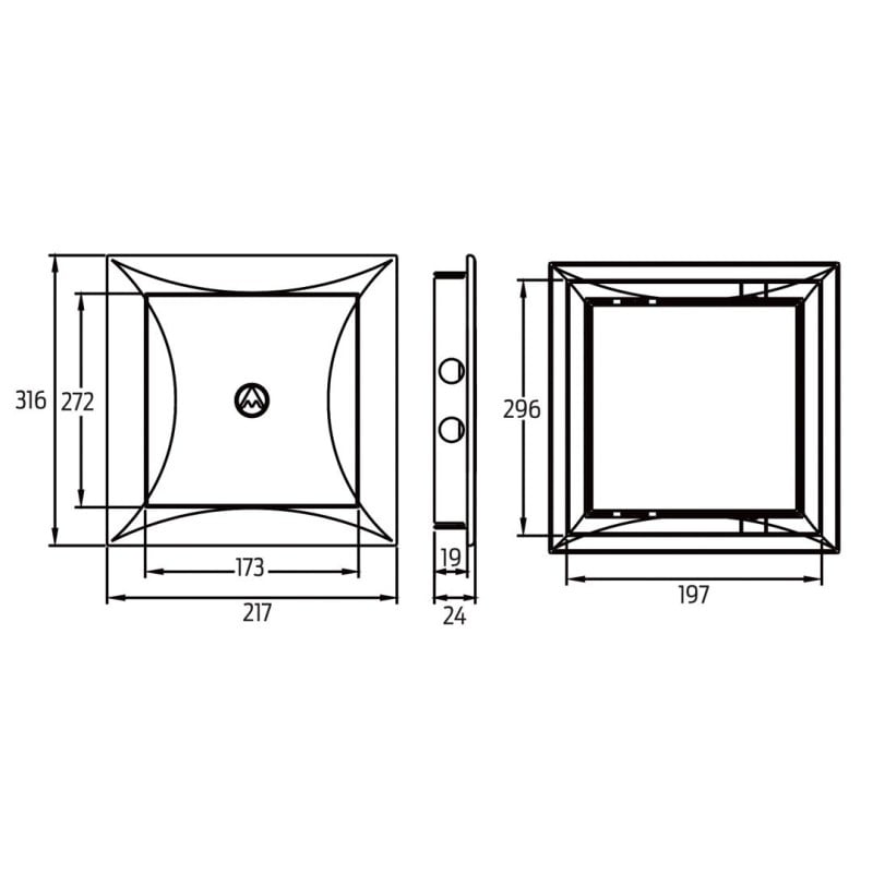 Drzwiczki rewizyjne DOSPEL DR 200x300 mm białe