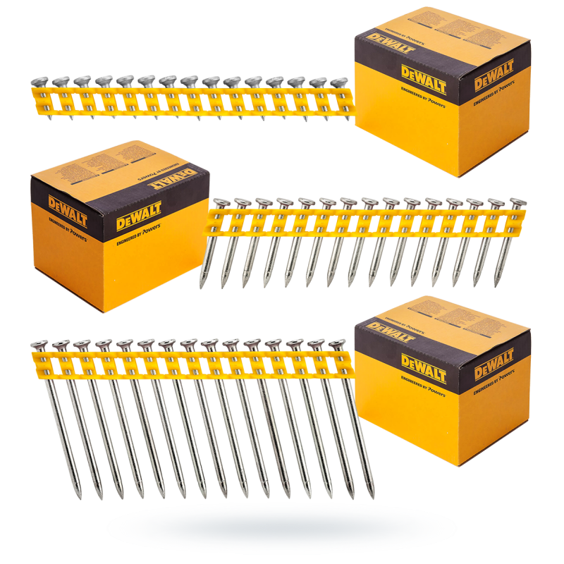 Gwoździe DEWALT DCN8901055 STD 2,6x55 taśma żółte
