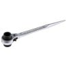 Dwustronny klucz nasadkowy z grzechotką YATO YT-4937 19x22mm 32T