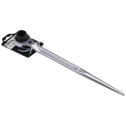 Dwustronny klucz nasadkowy z grzechotką YATO YT-4937 19x22mm 32T