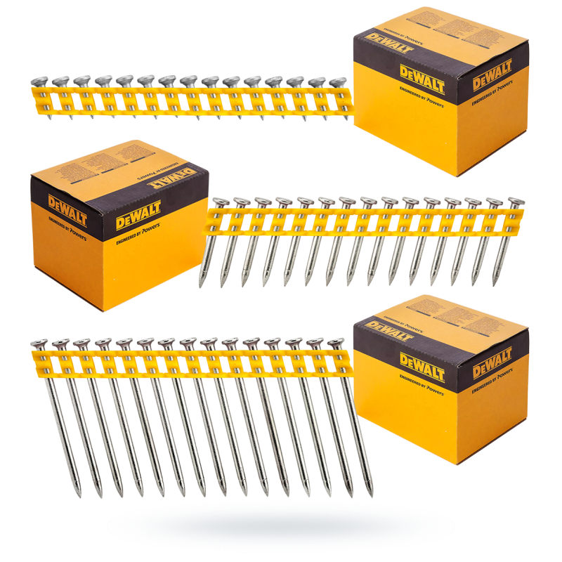 Gwoździe DEWALT DCN8901025 STD 2,6x25 taśma żółte
