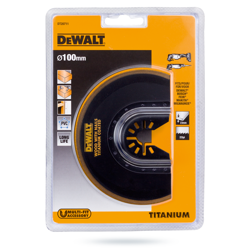 Brzeszczot DEWALT DT20711 tytanowy do metal 100x23