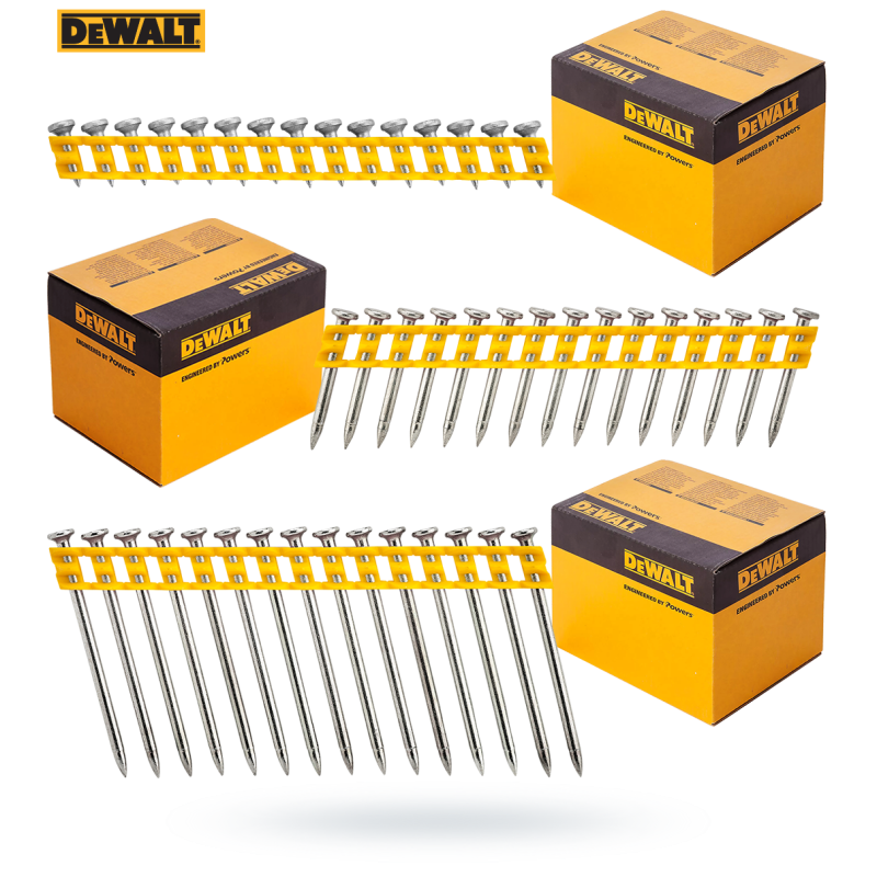 Gwoździe DEWALT DCN8901045 STD 2,6x45 taśma żółte