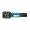 Zestaw 25 szt. końcówek udarowych TORX T20/25mm, Makita E-12382 Impact Black