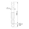 Bity długie YATO YT-0498 1/4’’ Spanner nr.4x100mm nr.8x100m 2 szt.