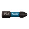 Zestaw 2 szt. końcówek udarowych POZIDRIV PZ2/25mm, Makita B-63644 Impact Black