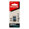 Zestaw 2 szt. końcówek udarowych POZIDRIV PZ2/25mm, Makita B-63644 Impact Black
