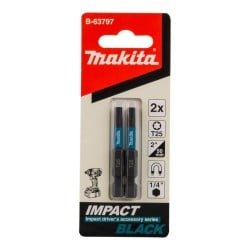 Zestaw 2 szt. końcówek udarowych TORX T25/50mm, Makita B-63797 Impact Black