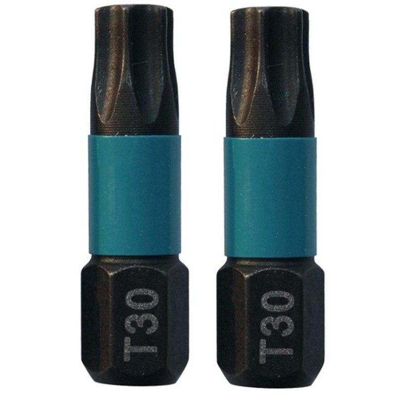 Zestaw 2 szt. końcówek udarowych TORX T30/25mm, Makita B-63694 Impact Black