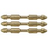 Zestaw 3 bitów udarowych dwustronnych Makita B-45222, PZ2 IMPACT GOLD 1/4'' 65mm