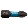 Zestaw 2 szt. końcówek udarowych Philips PH2/25mm, Makita B-63616 Impact Black