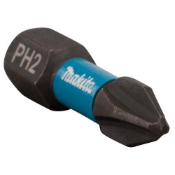 Zestaw 2 szt. końcówek udarowych Philips PH2/25mm, Makita B-63616 Impact Black