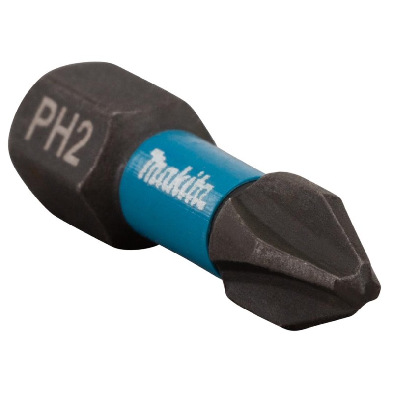 Zestaw 2 szt. końcówek udarowych Philips PH2/25mm, Makita B-63616 Impact Black
