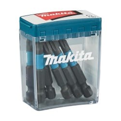 Zestaw 10 szt. końcówek udarowych TORX T30/50mm, Makita E-12675 Impact Black