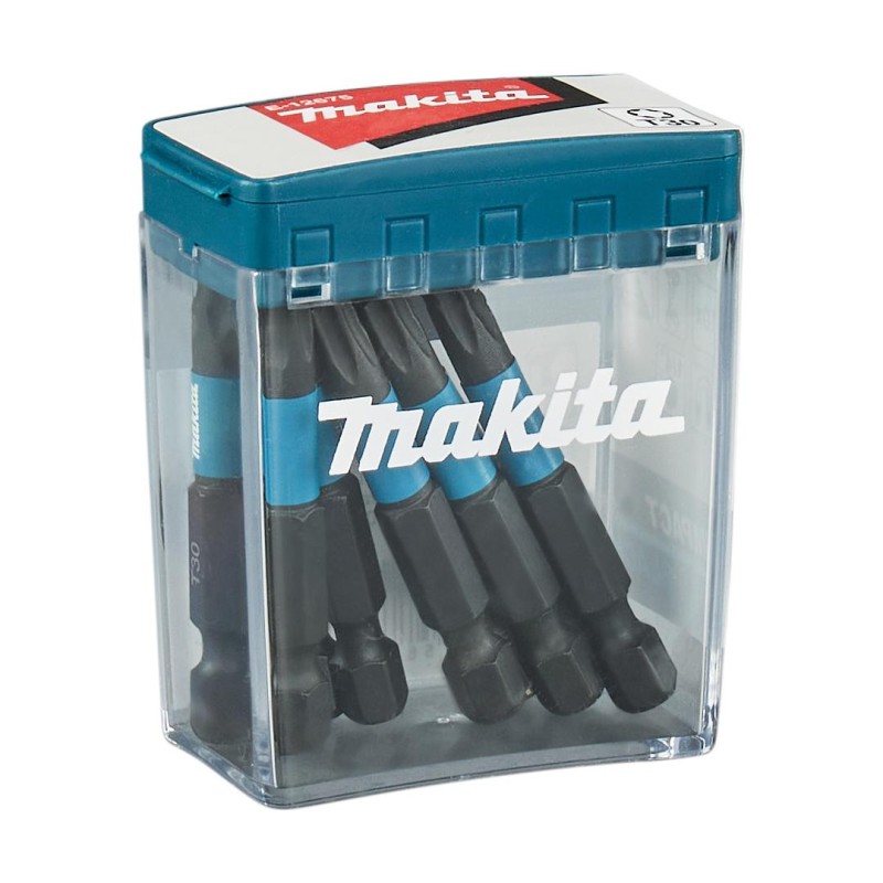Zestaw 10 szt. końcówek udarowych TORX T30/50mm, Makita E-12675 Impact Black