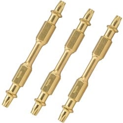BIT T25 x 65mm dwustronny 3szt GOLD MAKITA