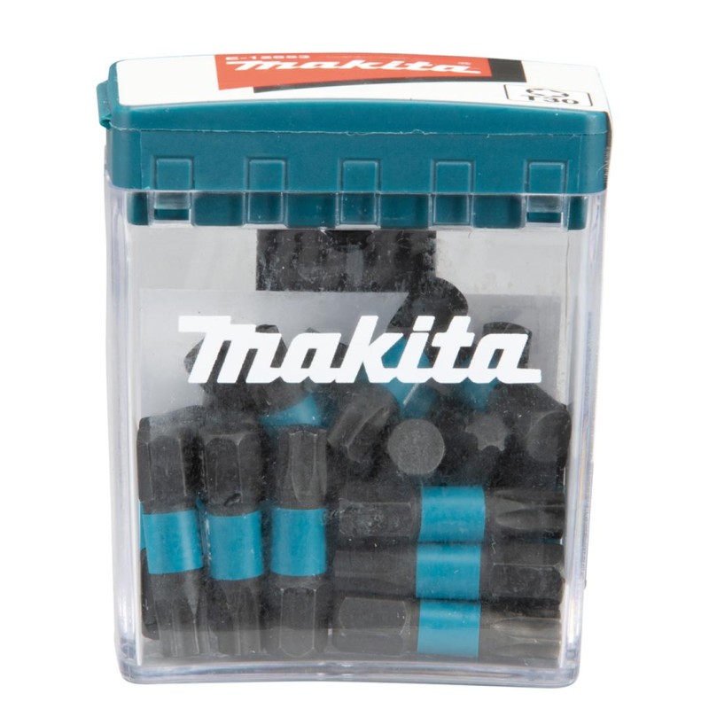 Zestaw 25 szt. końcówek udarowych TORX T30/25mm, Makita E-12653 Impact Black