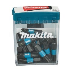 Zestaw 25 szt. końcówek udarowych TORX T30/25mm, Makita E-12653 Impact Black