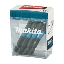 Zestaw 10 szt. końcówek udarowych POZIDRIV PZ2/50mm, Makita E-12413 Impact Black