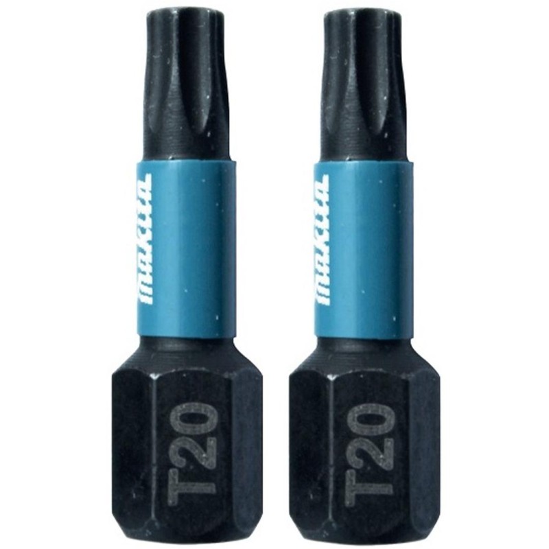 Zestaw 2 szt. końcówek udarowych TORX T20/25mm, Makita B-63672 Impact Black