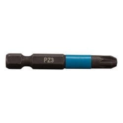 Zestaw 2 szt. końcówek udarowych POZIDRIV PZ3/50mm, Makita B-63769 Impact Black