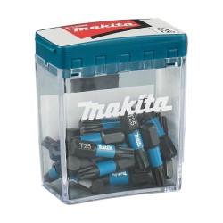 Zestaw 25 szt. końcówek udarowych TORX T25/25mm, Makita E-12398 Impact Black