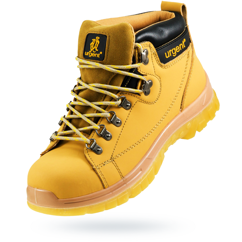 Buty URGENT 114 S1 rozmiar 39 żółty nubuk
