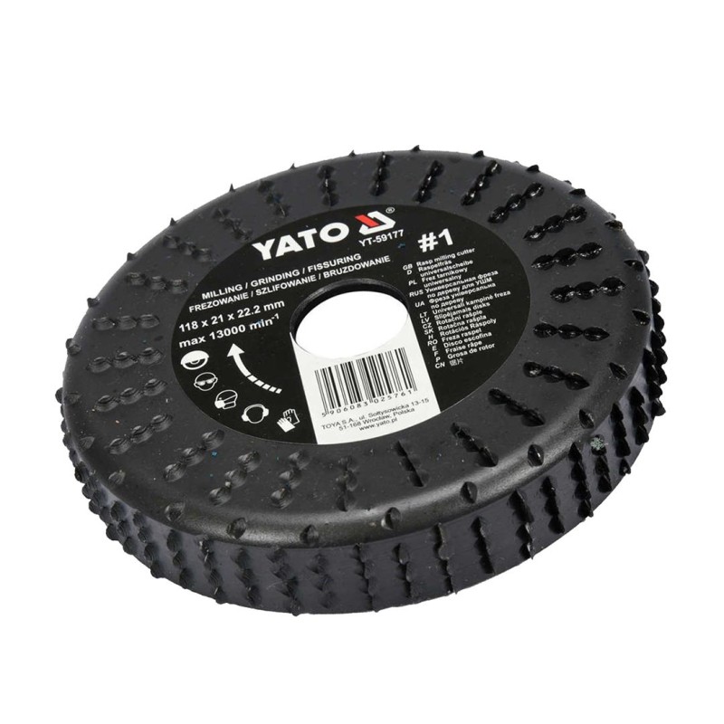 Frez tarnikowy 118mm do drewna YATO YT-59177