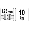 Imadło 125mm obrotowe typ ciężki YATO