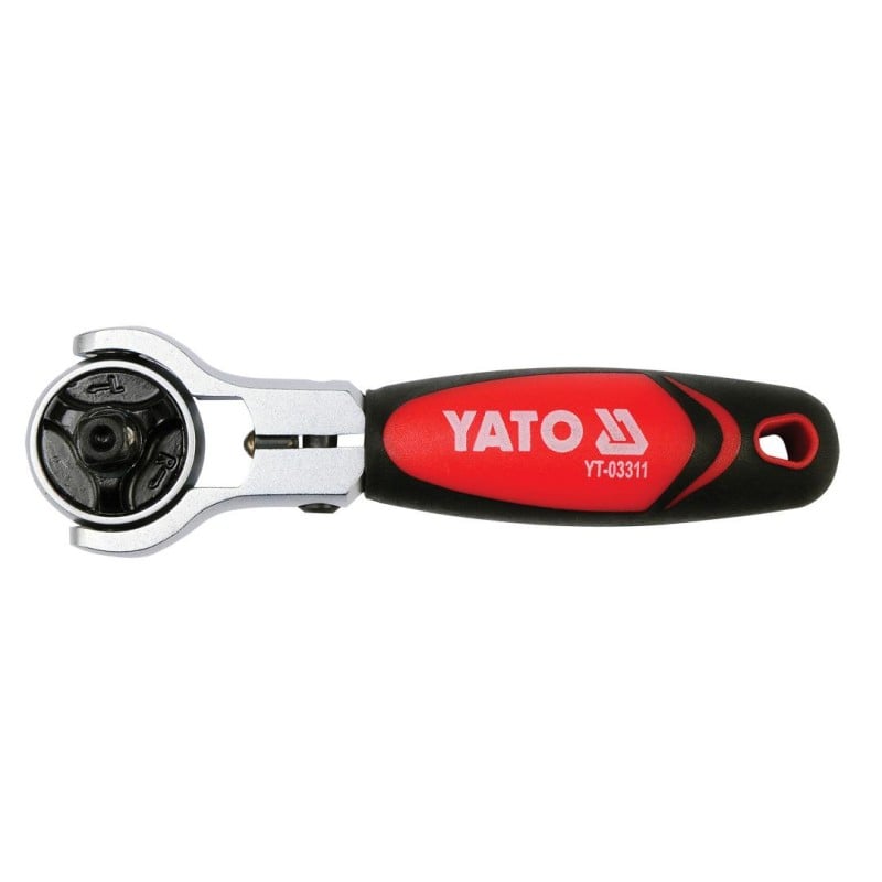 Grzechotka 1/4'' 2w1 obrotowa głowica YATO YT-03311