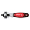 Grzechotka 1/4'' 2w1 obrotowa głowica YATO YT-03311