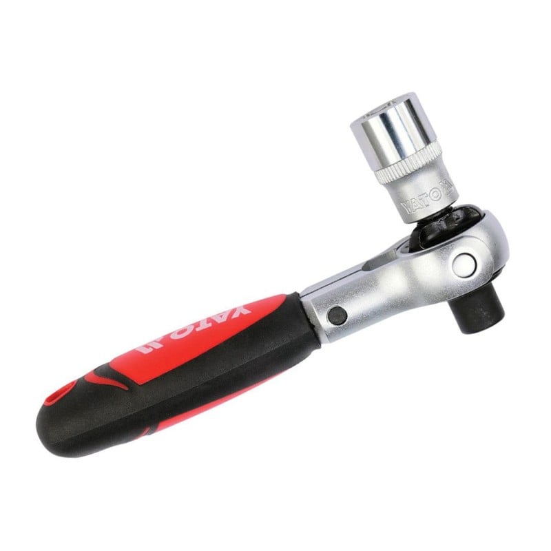 Grzechotka 1/4'' 2w1 obrotowa głowica YATO YT-03311