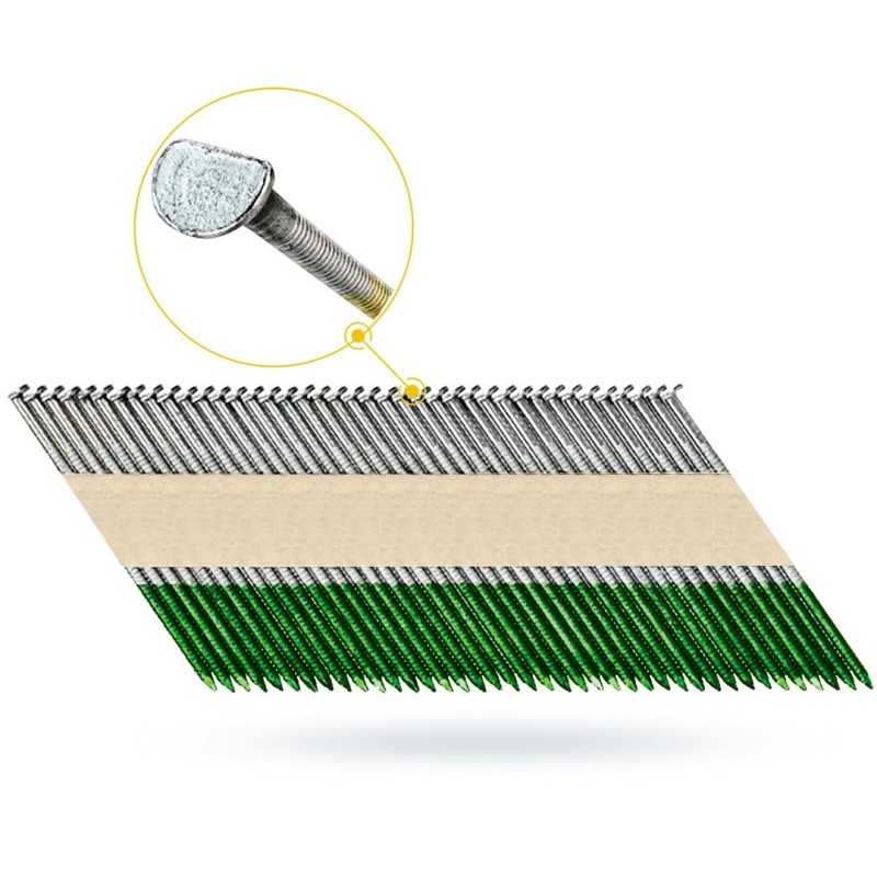 Gwoździe HIKOKI 753633 34° 2,8x65mm pierśc czarne