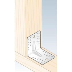 Kątownik ciesielski z przetłoczeniem KP2 105x105x90x2,5mm wzmocniony 20 szt.