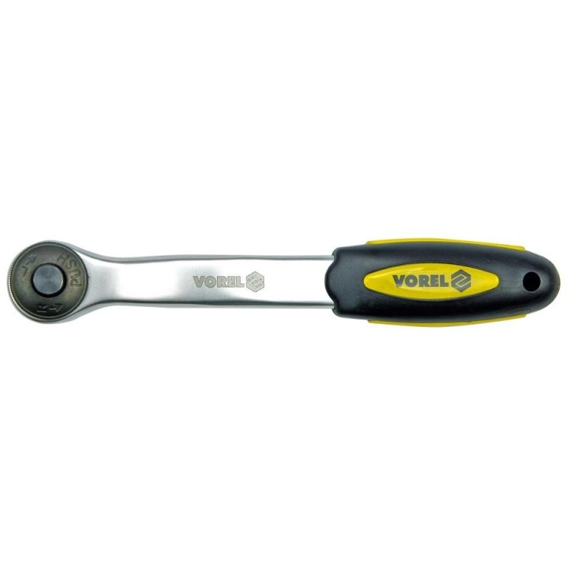 GRZECHOTKA 1/4'' Cr-V WYG.RĄCZKA 72 zęby VOREL